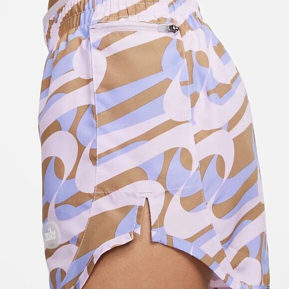 Nike Dri-FIT Icon Clash Tempo Luxe Women's Running Shorts Lilac DQ6117-530 - Picture 14 of 14